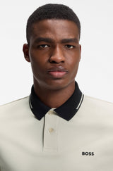 Boss polo t-shirt NETWORK 50564688 sand