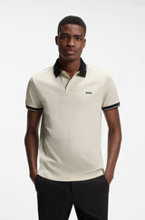 Boss polo t-shirt NETWORK 50564688 sand