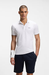 Boss polo t-shirt TOC GAME 50564785 hvid