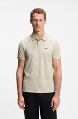 Boss polo t-shirt SWING 50564801 sand/272