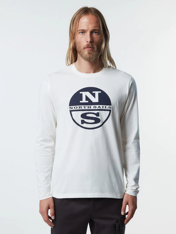 North Sails L/S T-shirt 692904 hvid 0105