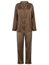 Hype The Detail Satin Pyjamas 3-800-43-89 Brun