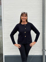 Stenstrøms Stina Cardigan Knitted 4501176151 Col. Navy