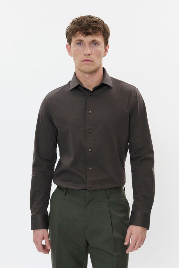 Matinique skjorte Marc 30207881 espresso 191103
