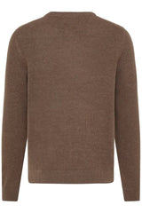 FQgranby structure crew neck 21900883 brun 1809301