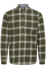 FQ1924 skjorte 21900822 flannel army tern