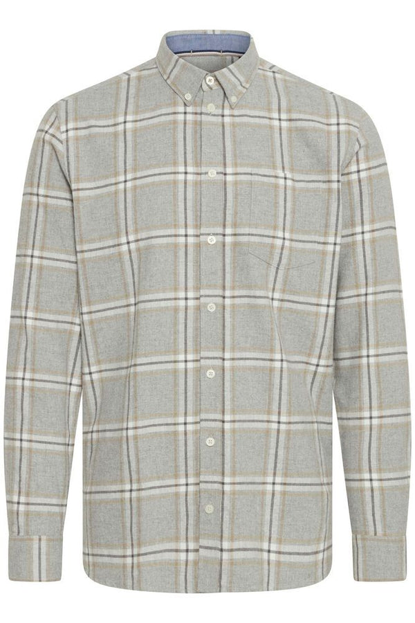 FQ1924 skjorte 21900822 flannel grå tern