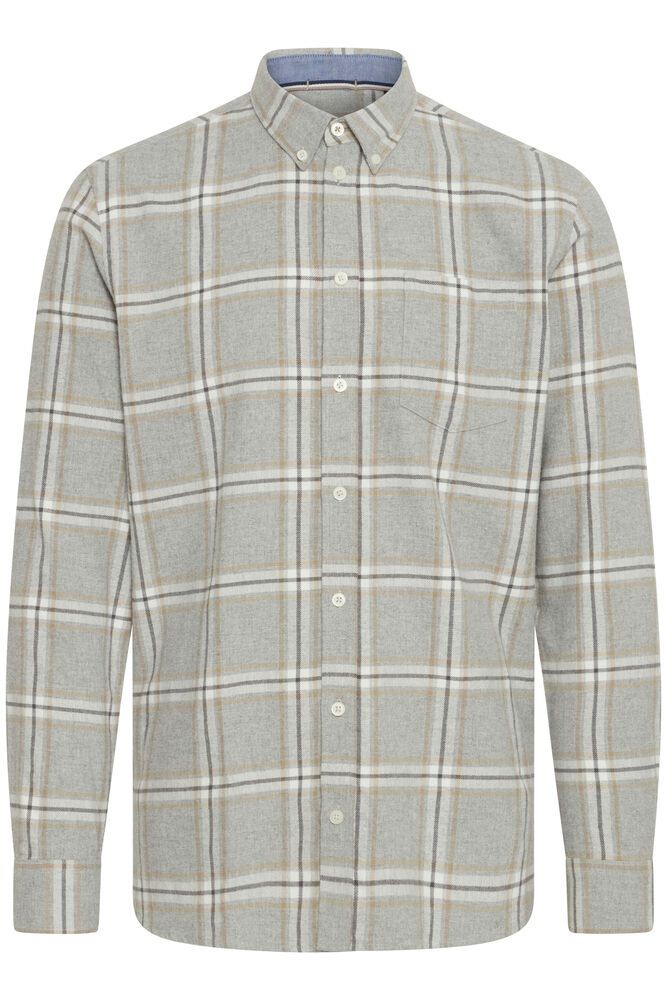FQ1924 skjorte 21900822 flannel grå tern