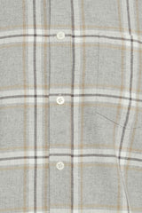 FQ1924 skjorte 21900822 flannel grå tern