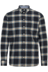 FQ1924 skjorte 21900822 flannel navy tern