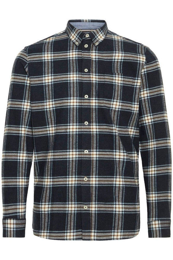 FQ1924 skjorte 21900822 flannel navy tern