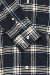 FQ1924 skjorte 21900822 flannel navy tern