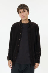 Matinique overshirt fløjl Brize30208823 brun