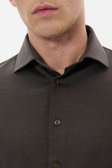 Matinique skjorte Marc 30207881 espresso 191103