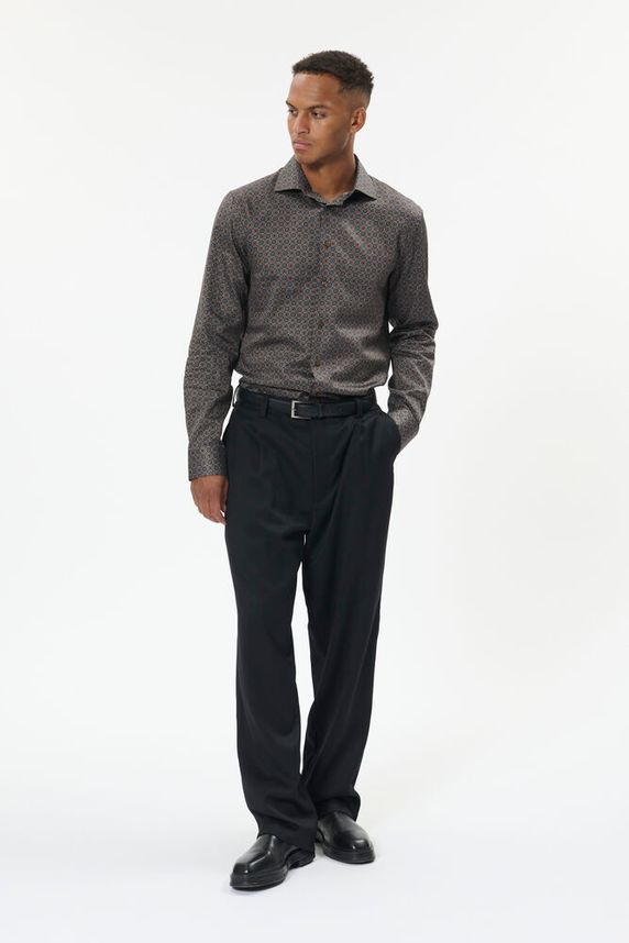 Matinique skjorte Marc 30208785 brun