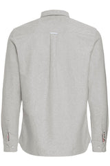 FQGrand Striped Oxford Skjorte 21900882 grå 194011