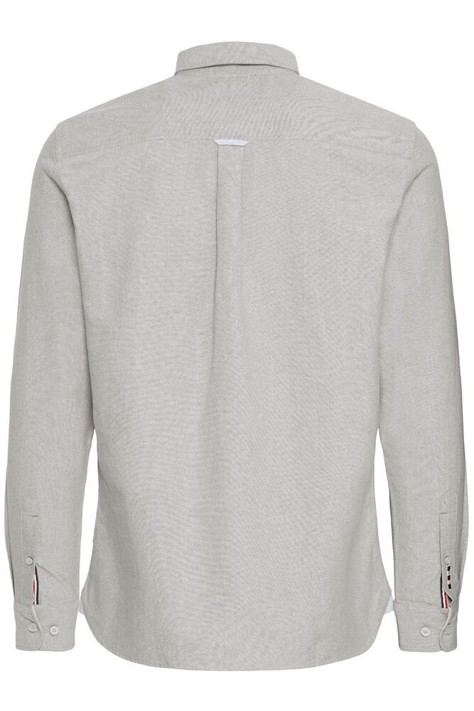 FQGrand Striped Oxford Skjorte 21900882 grå 194011