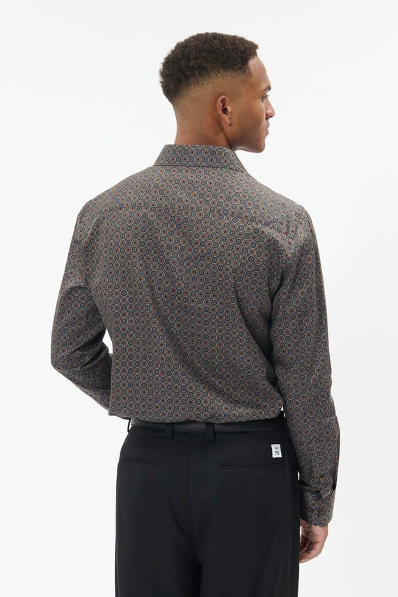 Matinique skjorte Marc 30208785 brun