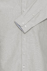 FQGrand Striped Oxford Skjorte 21900882 grå 194011
