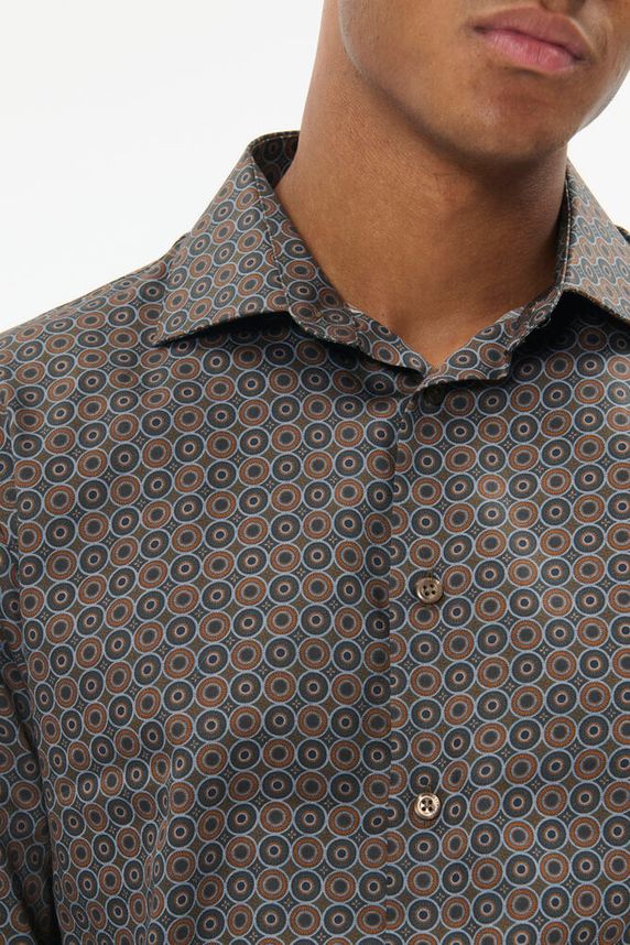 Matinique skjorte Marc 30208785 brun