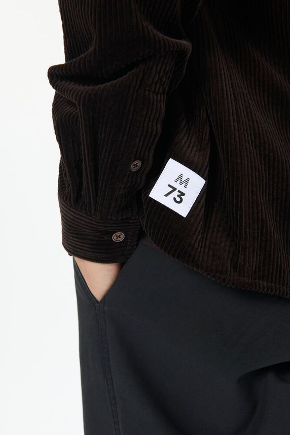 Matinique overshirt fløjl Brize30208823 brun