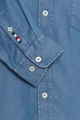 FQ1924 skjorte denim 21900837 denim