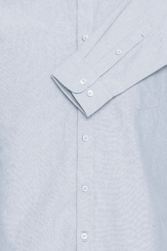 FQGrand Striped Oxford Skjorte 21900882 lyseblå 164021