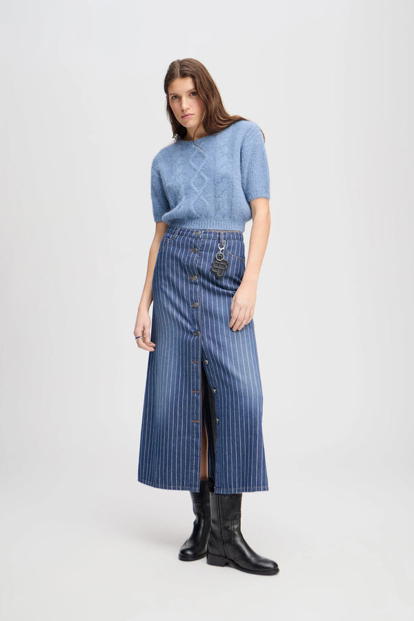 Munthe Livono Nederdel 253-1238-25316 Col. Indigo