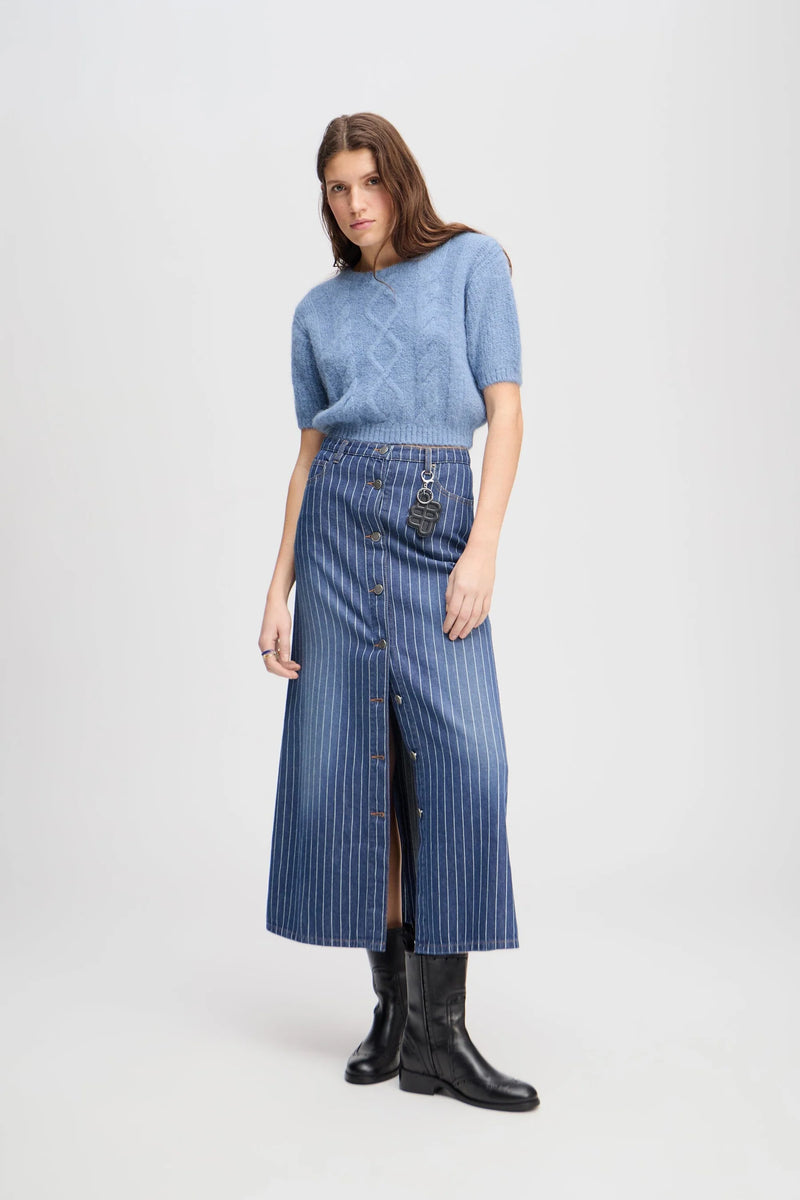 Munthe Livono Nederdel 253-1238-25316 Col. Indigo