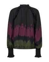 Copenhagen Muse Bluse Frill Sort 202578