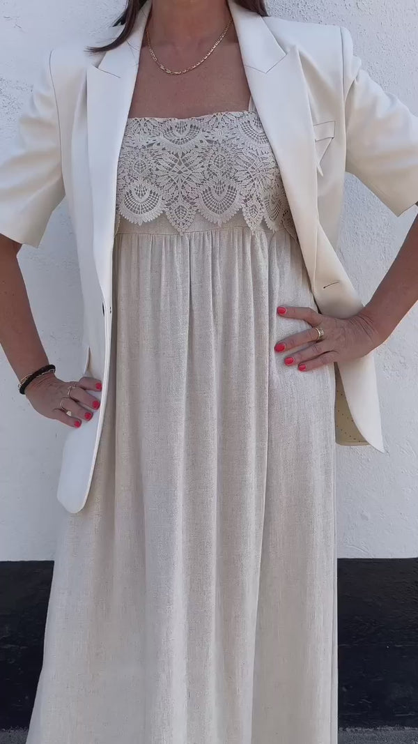 Rue De Femme Kjole Saloma Offwhite 6975