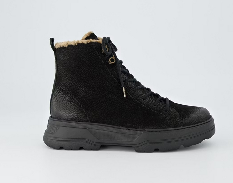 Paul Green Støvle Grained Nubuk Black 5497-03x