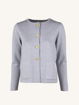 Stenstrøms Stina Cardigan Knitted 4501176151 Col. Grå