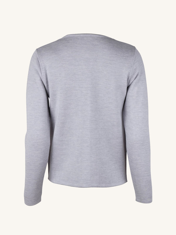 Stenstrøms Stina Cardigan Knitted 4501176151 Col. Grå