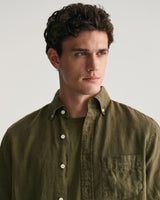 Gant Skjorte Reg GMNT dyed linien ss shirt 3240121