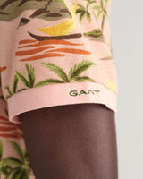 Gant Polo Hawaii Print SS 2062037 pink 624