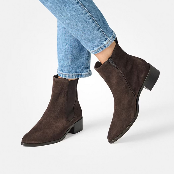 Paul Green Støvle Soft Suede Mocca 8271-00X Brun