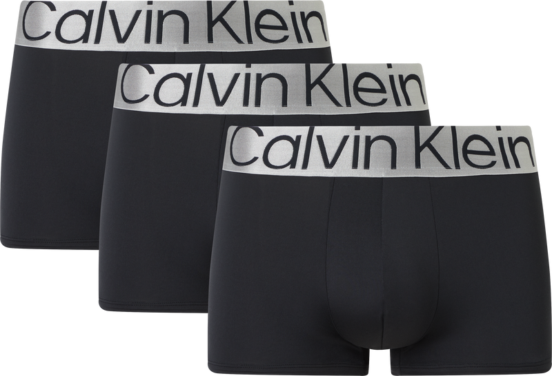 Calvin Klein boxershorts trunk sort/sølv