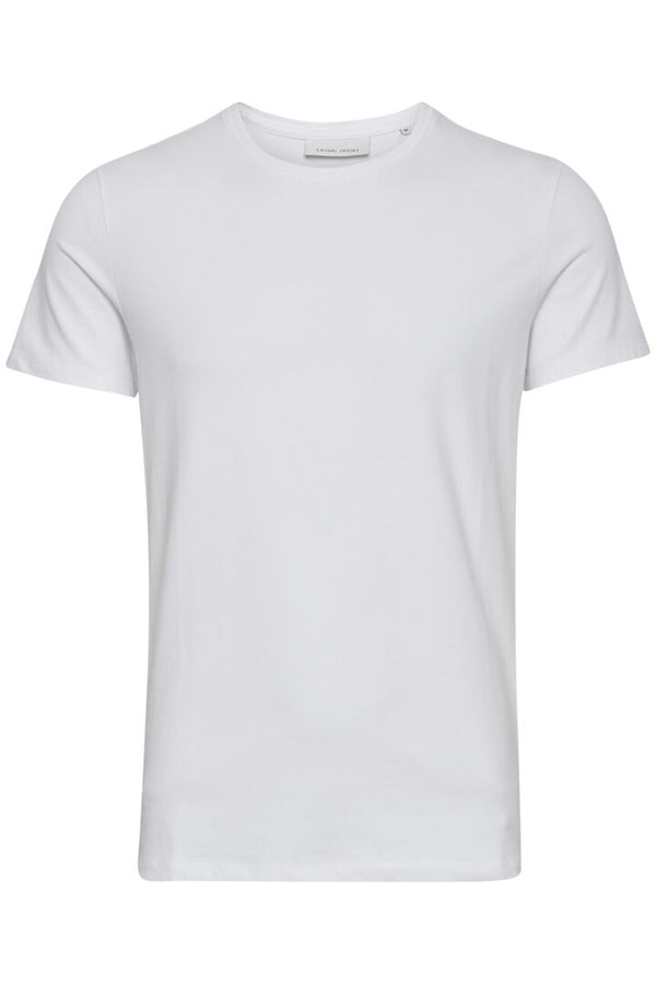 Casual Friday t-shirt David O-hals hvid