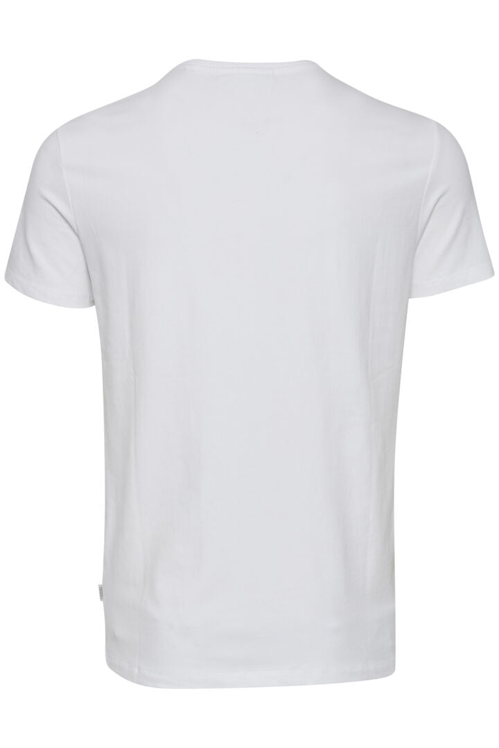 Casual Friday t-shirt David O-hals hvid