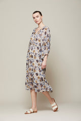 Heartmade Kjole Hirsal Sand m/print 842