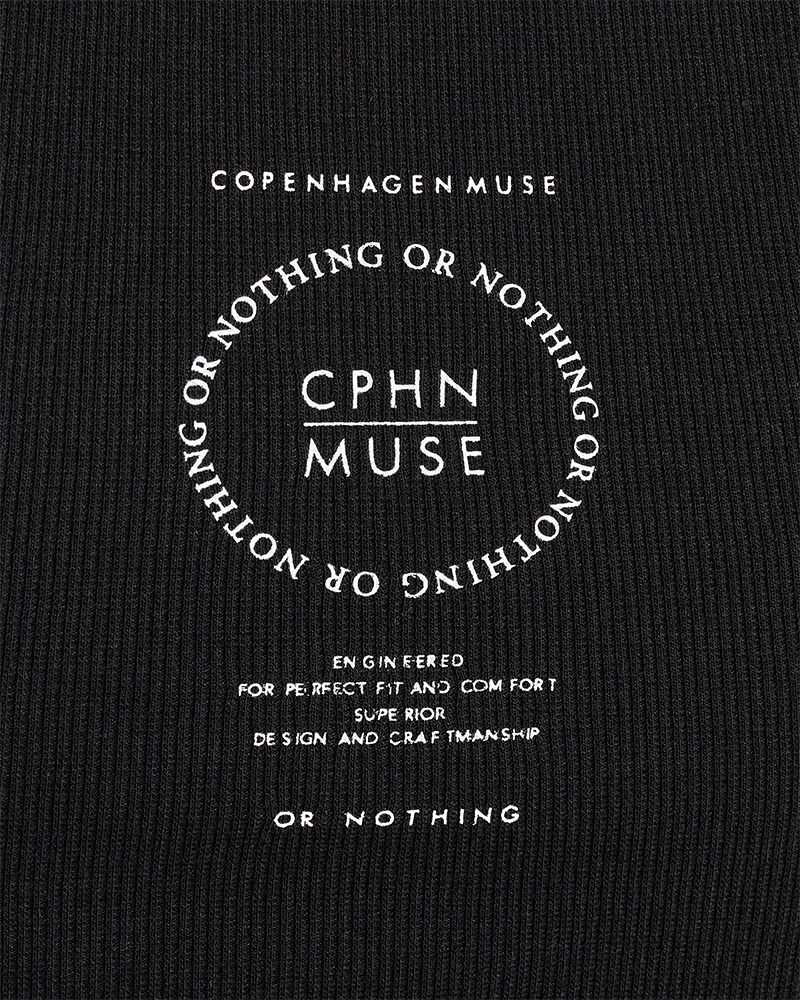 Copenhagen Muse Top Siv Sort 201987
