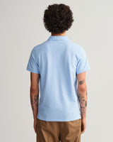 Gant polo t-shirt rugger 2201 lysblå/468