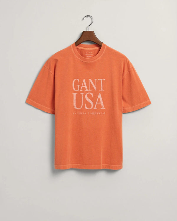 Gant t-shirt sunfaded 2003175 orange/834