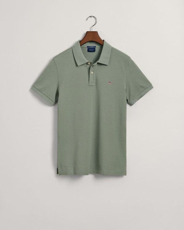 Gant polo t-shirt rugger 2201 grøn/362