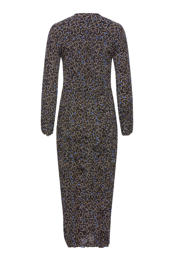 Heartmade kjole Hornsea 684-4 sort/sand/blå