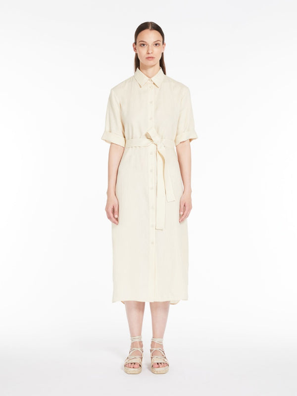MaxMara Kjole Prugna Offwhite 2332210436