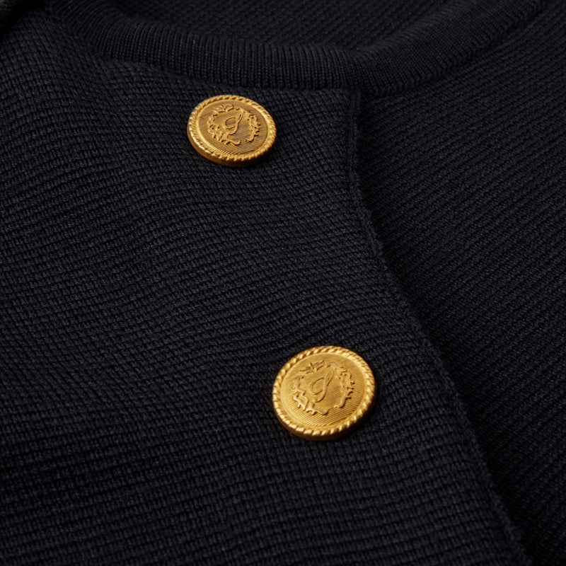 Stenstrøms cape Mary knit Poncho sort