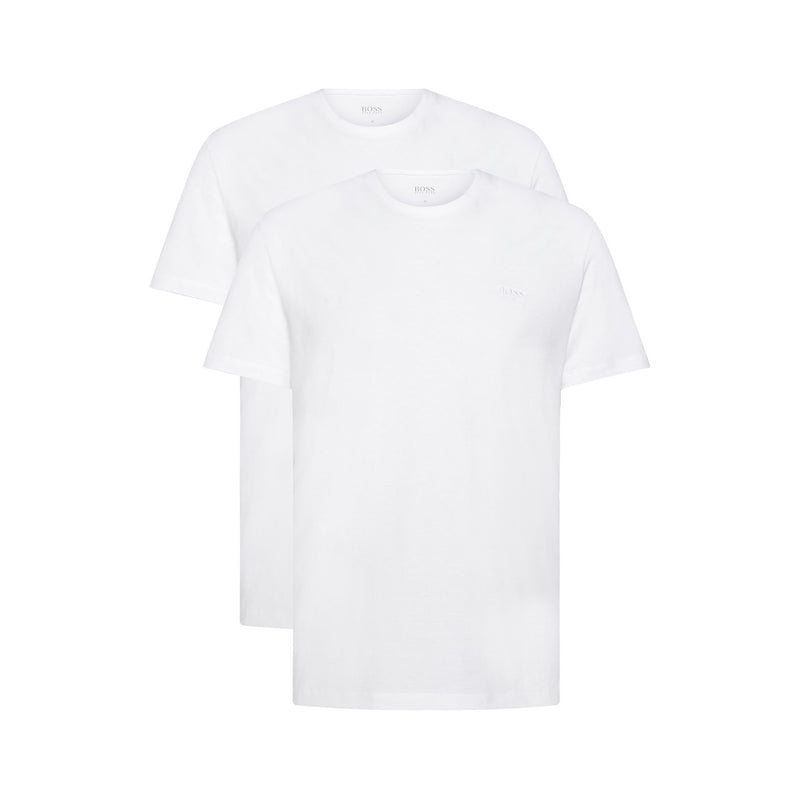 BOSS T-shirt crew neck hvid