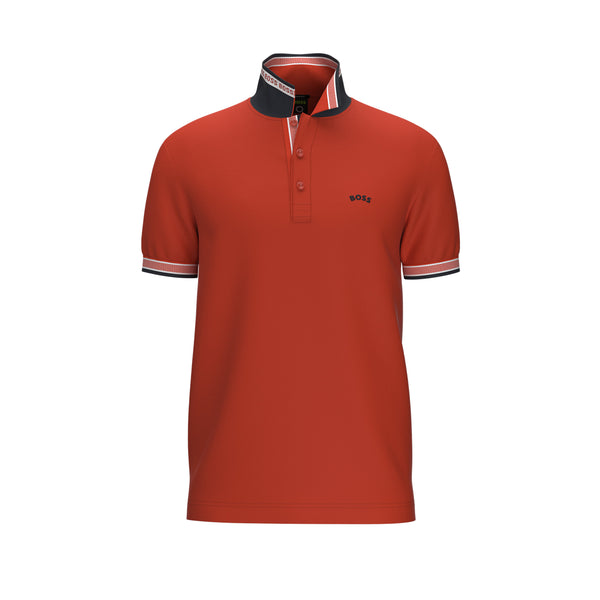 Boss polo t-shirt Paddy orange/820